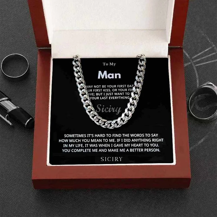 To Dad/Man/BF/Son Proudest Moment - Cuban Link Chain