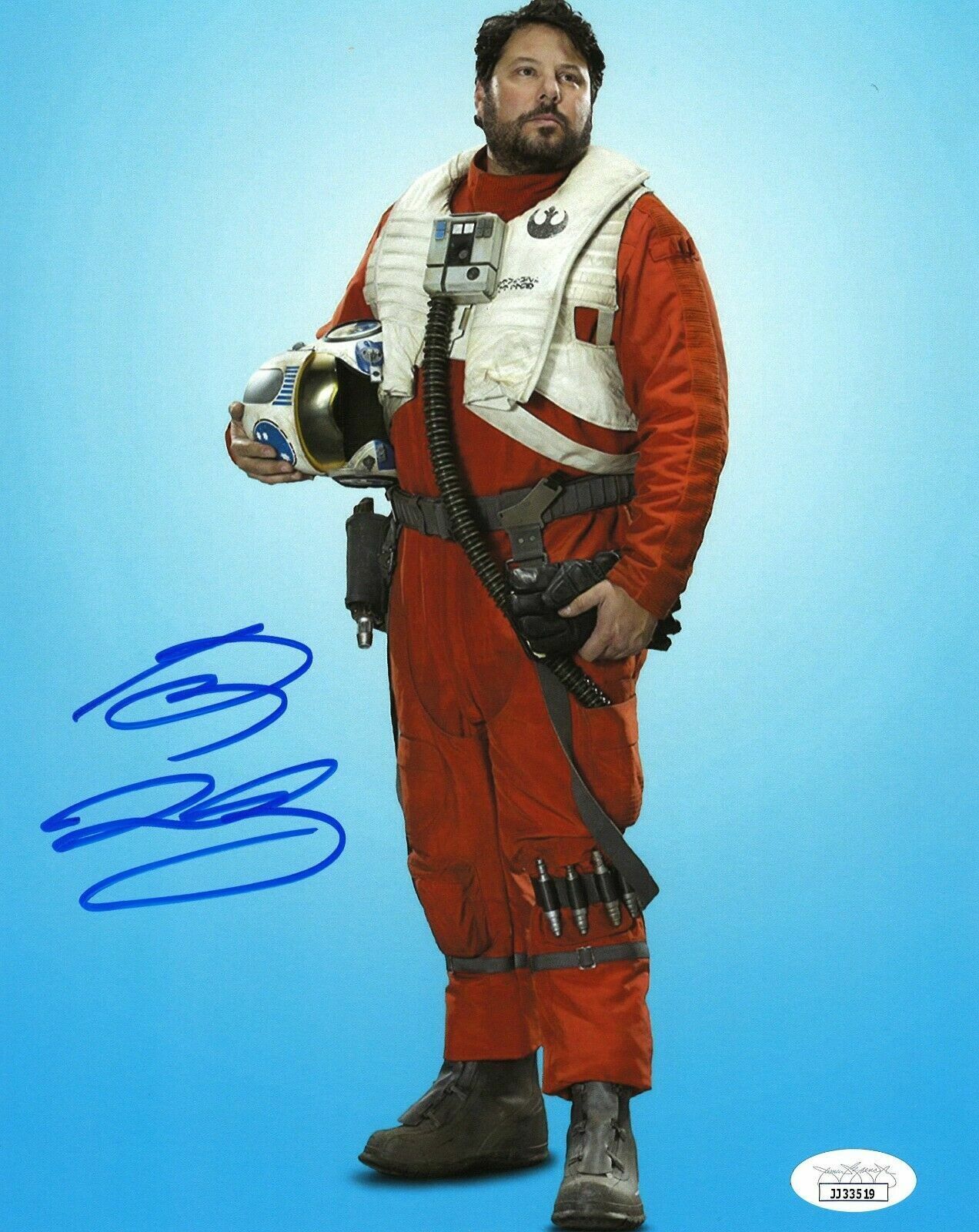 Greg Grunberg signed Star Wars Snap Wexley 8x10 autographed Photo Poster painting JSA COA