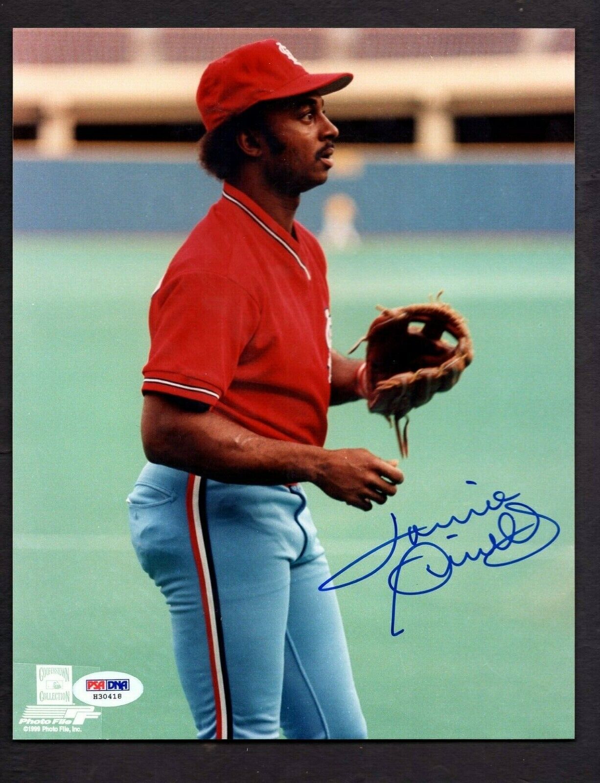 Lonnie Smith Signed 8 x 10 Photo Poster painting PSA/DNA St. Louis Cardinals SHIPPING IS