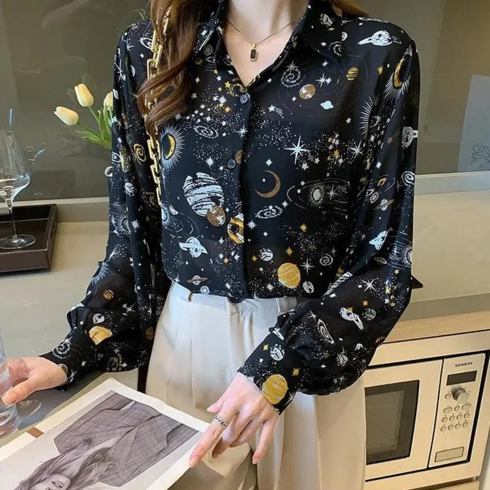 Brownm Chiffon Shirt