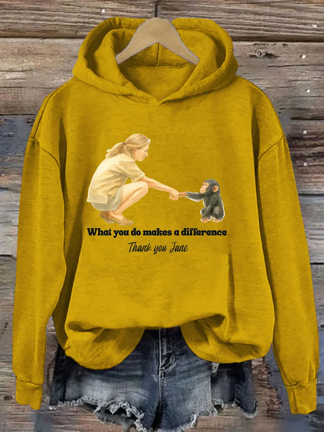 What You Do Makes A Difference Hoodie