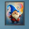 Diamond Painting -DIY Round Drill Colour Ink Gnome（40x50cm）