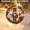 Diamond Painting Wreath Ornament Nutcracker Christmas Decor 9.45x9.45in