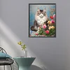 Diamond Painting-DIY Full Round Drill Noble Cat(40*40CM)