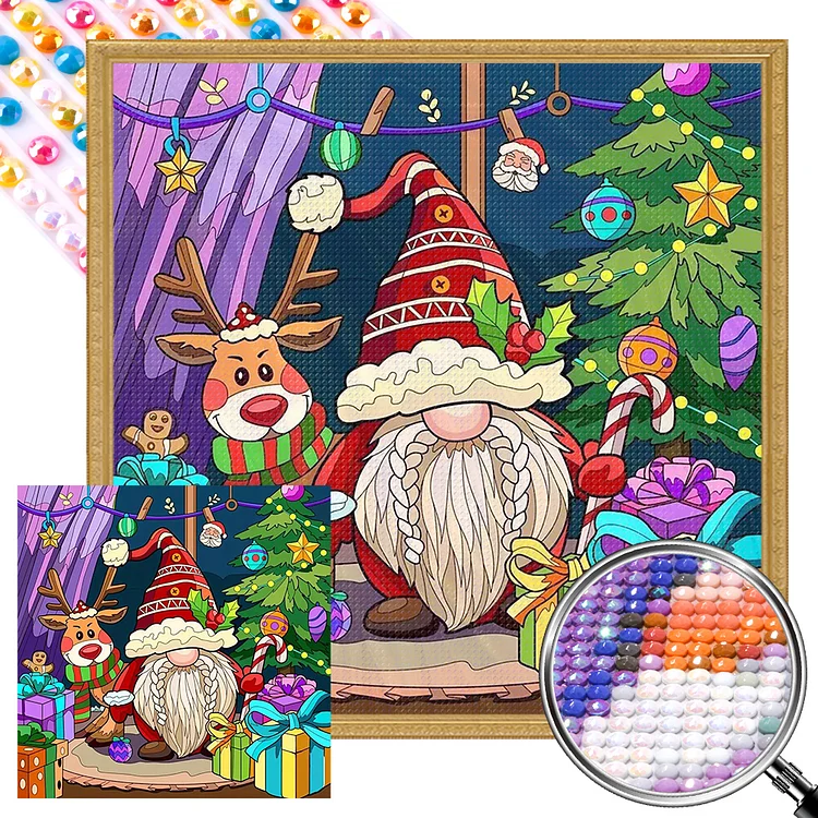 5D DIY Diamond Painting Christmas Ornaments 30cm X 40cm Full Round Drill or  Full Square Drill 