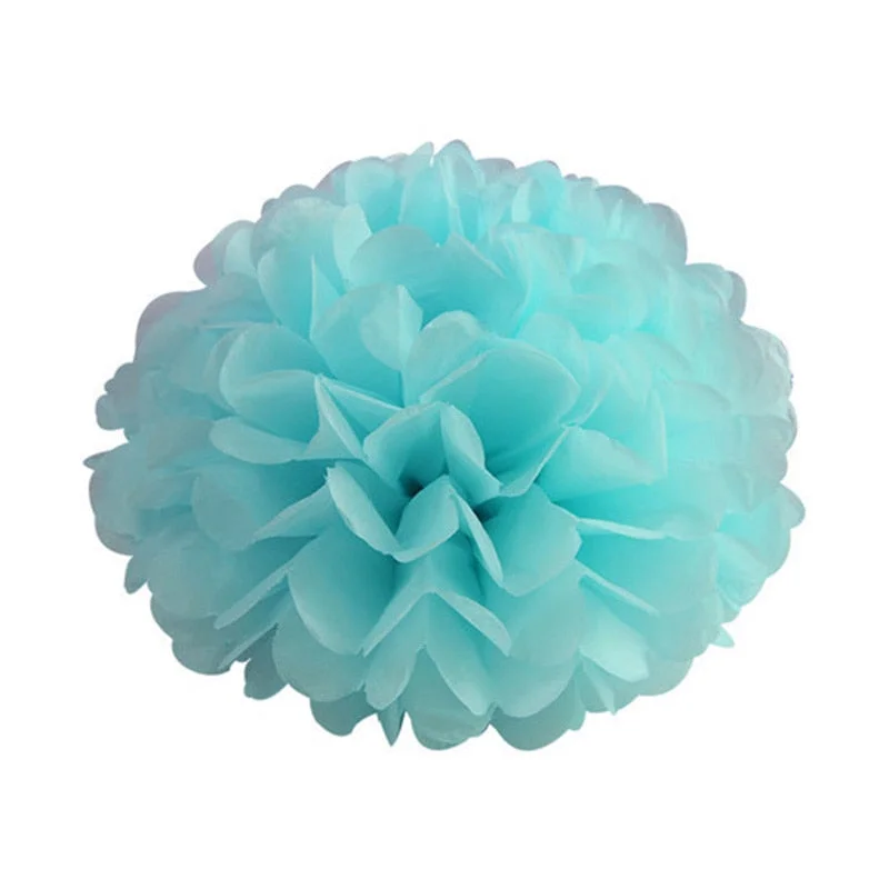 5pcs Tissue Paper Pompoms Wedding Decorative Paper Flowers Ball Baby Shower Birthday Party Decoration paper pom poms