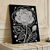 (30x40cm)DIY Pearl Painting Framed Rose Flower Handmade Pearl Material Art Kit Living Room Decor