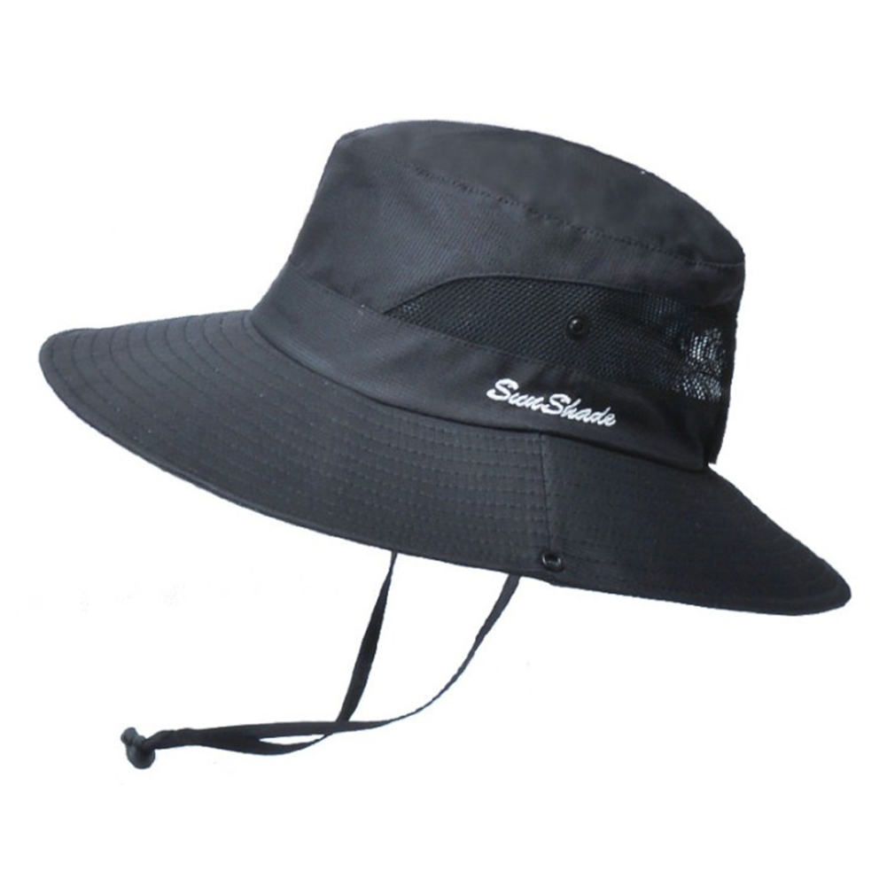 

Waterproof Foldable Bucket Cap Anti-UV Outdoor Camping Hiking Hat (Black, 501 Original