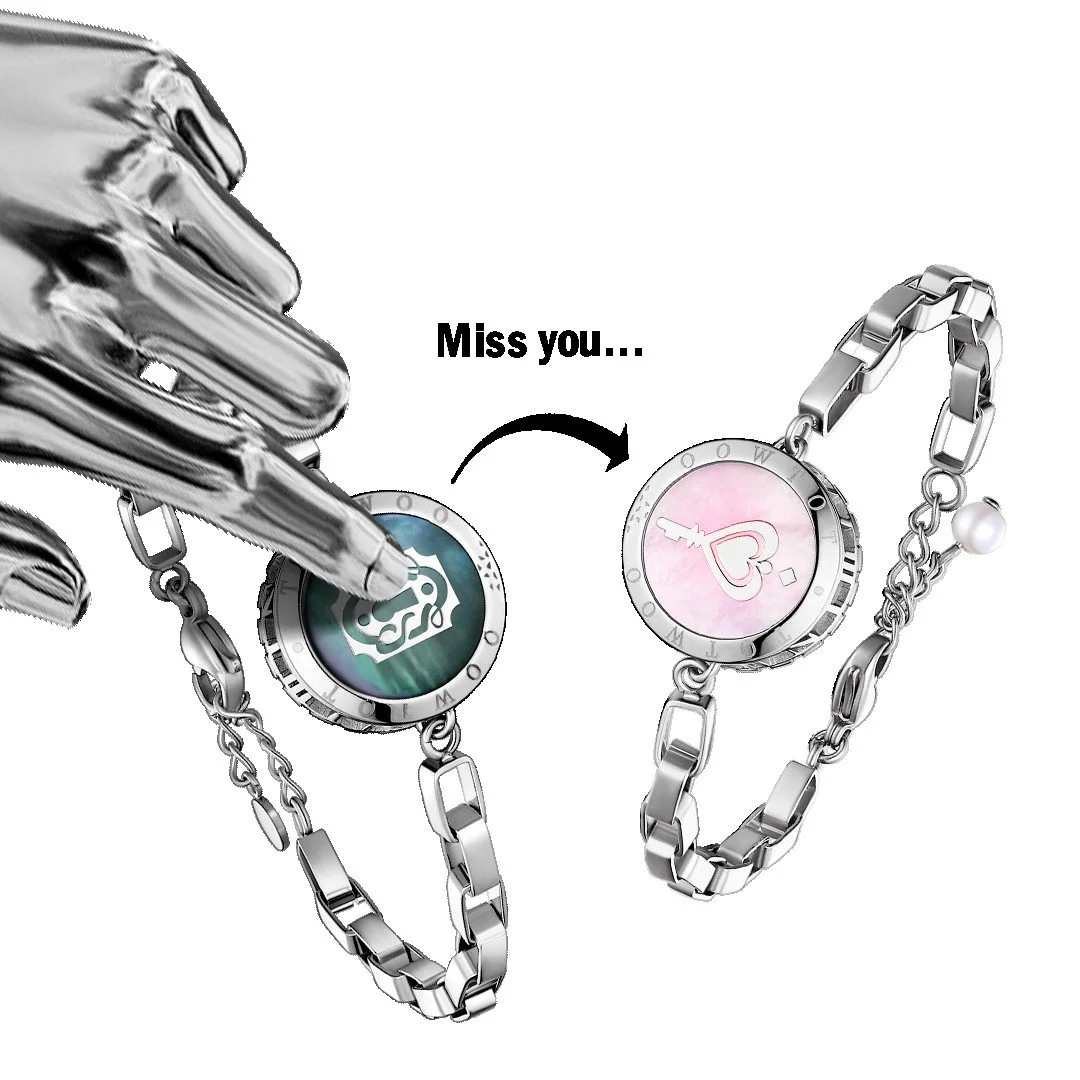 Vangogifts Key & Lock Smart Love Bracelets
