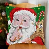 Christmas-DIY Latch Hook Rug Pillowcase Kits 43*43cm