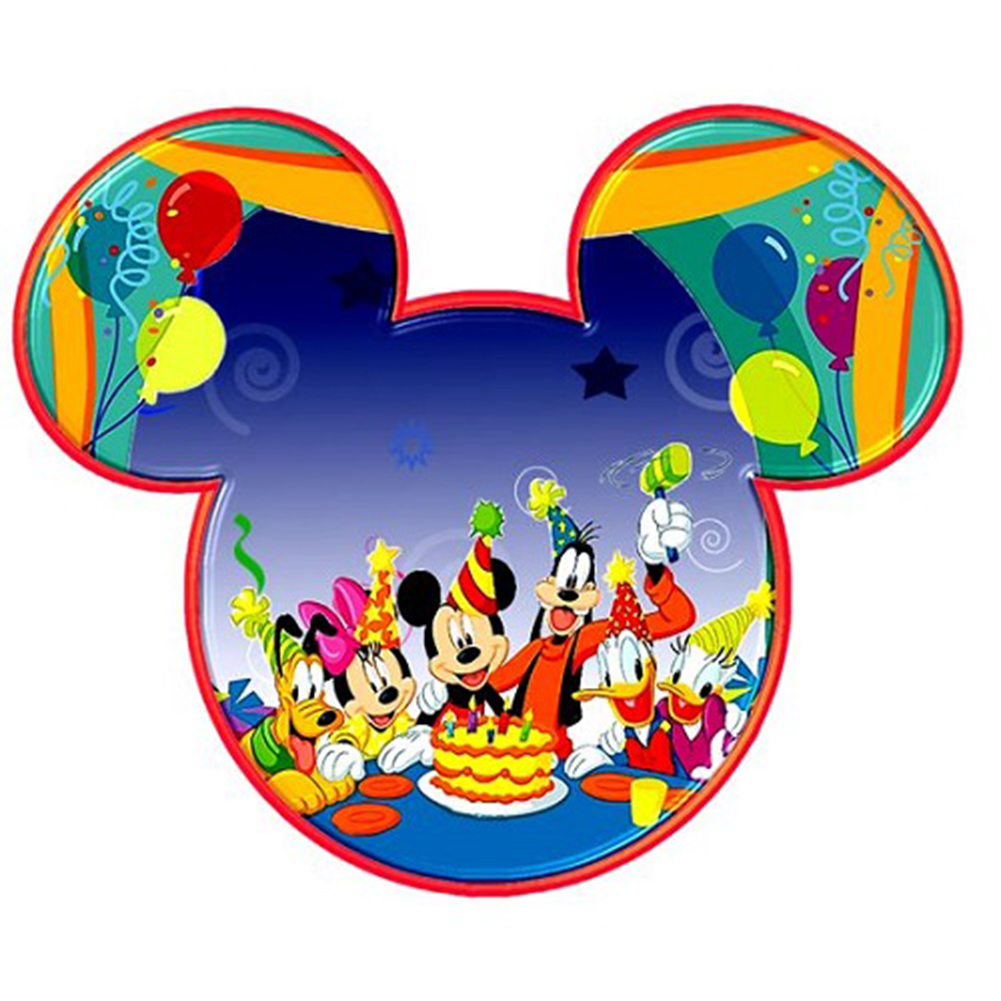 

40*40CM - Round Drill Diamond Painting - Cartoon Mouse, 501 Original