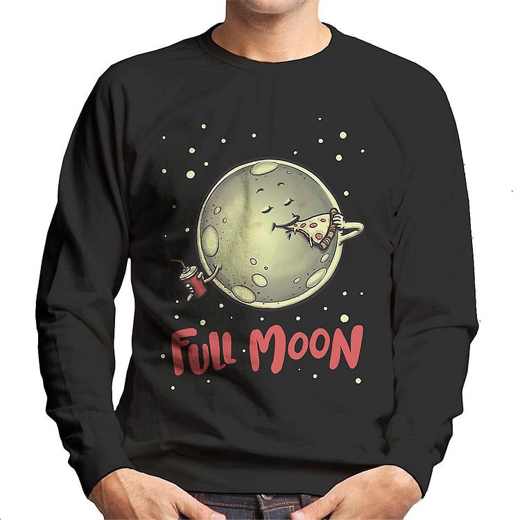 Full Moon Junk Food Men's Sweatshirt