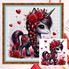 (Multi-Style) Colorful Unicorn-14CT Counted Cross Stitch 40*40cm/15.75*15.75in