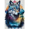 The Wolf And Forest-11CT Stamped Cross Stitch 40*60cm/15.75*23.62in  tapestrymarket