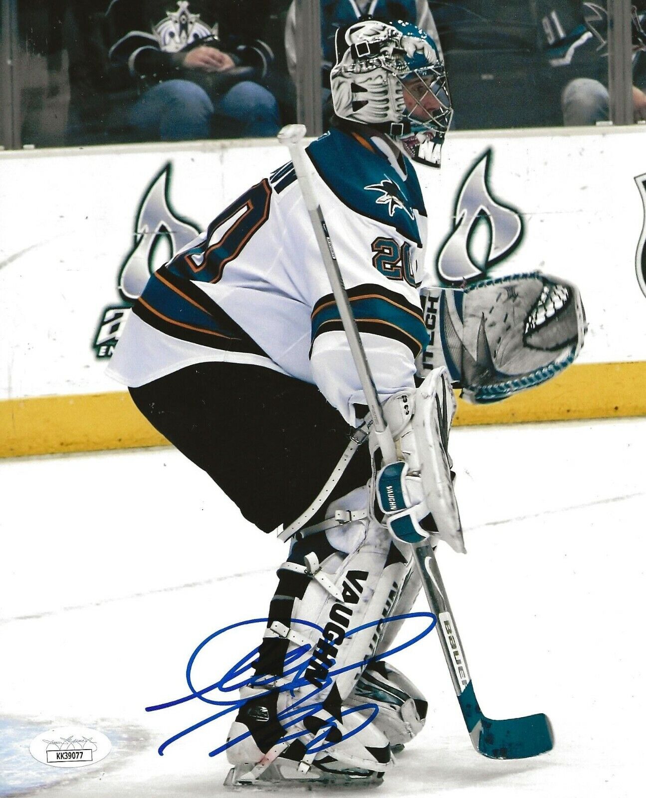 Evgeni Nabokov signed San Jose Sharks 8x10 Photo Poster painting autographed JSA