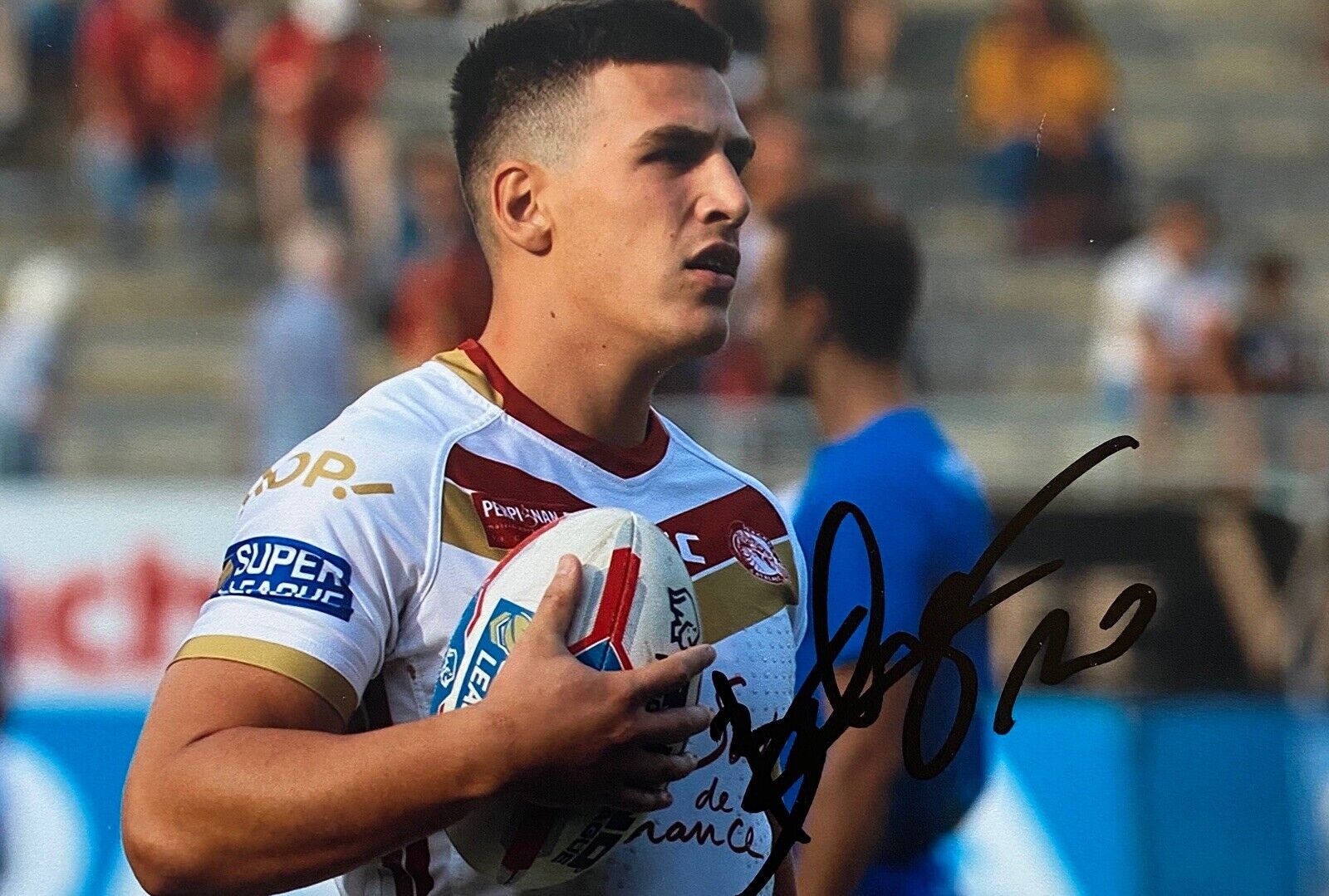 Lambert Belmas Genuine Hand Signed 6X4 Photo Poster painting - Catalans Dragons 4