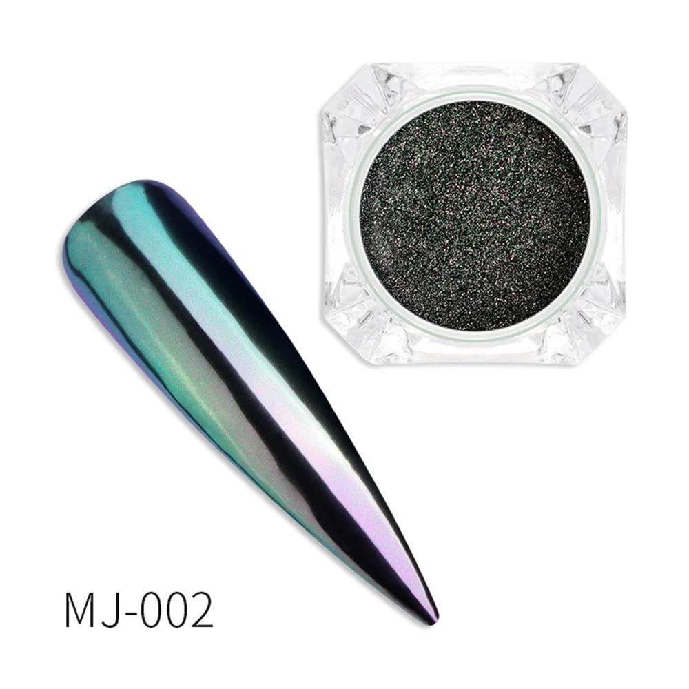 0.2g/ Box Glitter Magic Mirror Dust Powder Chameleon Aurora Nail Art Chrome Pigment Nail Decoration DIY Nail Art Glitter Tools