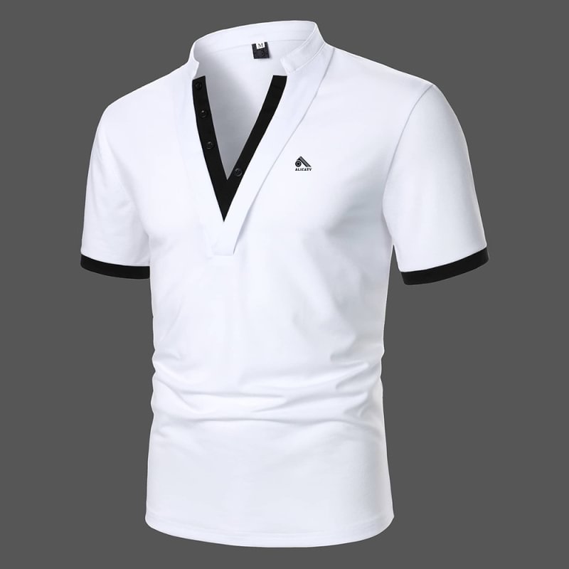 Men's T-Shirt Sports Fashion Short Sleeve POLO Shirt