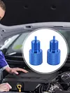 2 Pcs Brake Proportioning Valve Bleeder Tool Aluminum Alloy Valve Bleeding Tool for Disc/DISC/DRUM PV2 PV4 Combination Valves