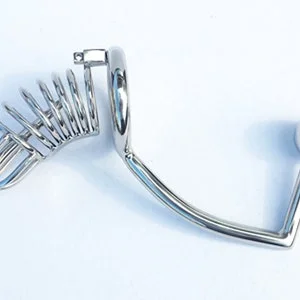 pornhint Pornhint Penis cage with stainless steel butt plug