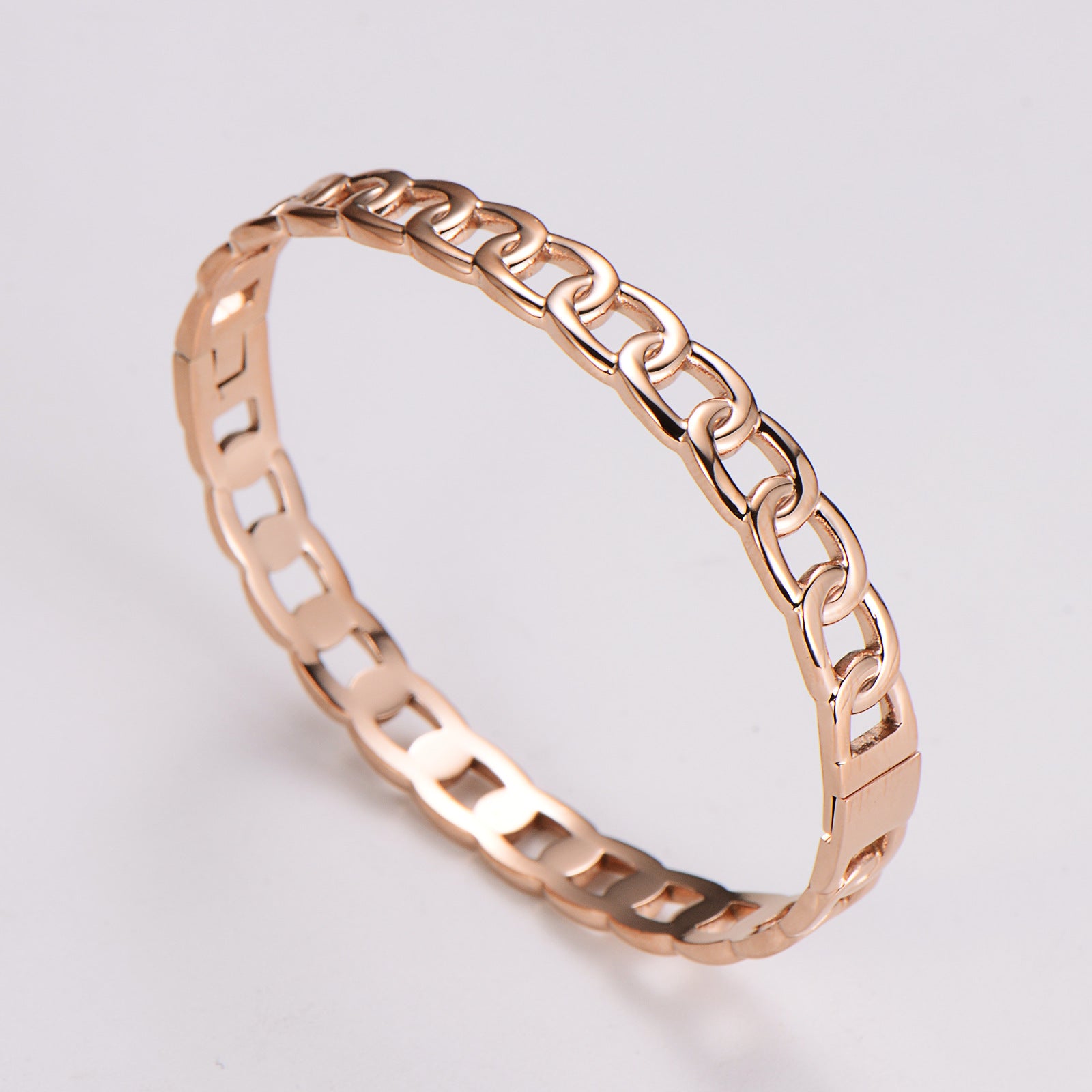 Aml Stainless Steel Hot-Selling Fashion Exquisite Versatile Diamond Bracelet Female Niche