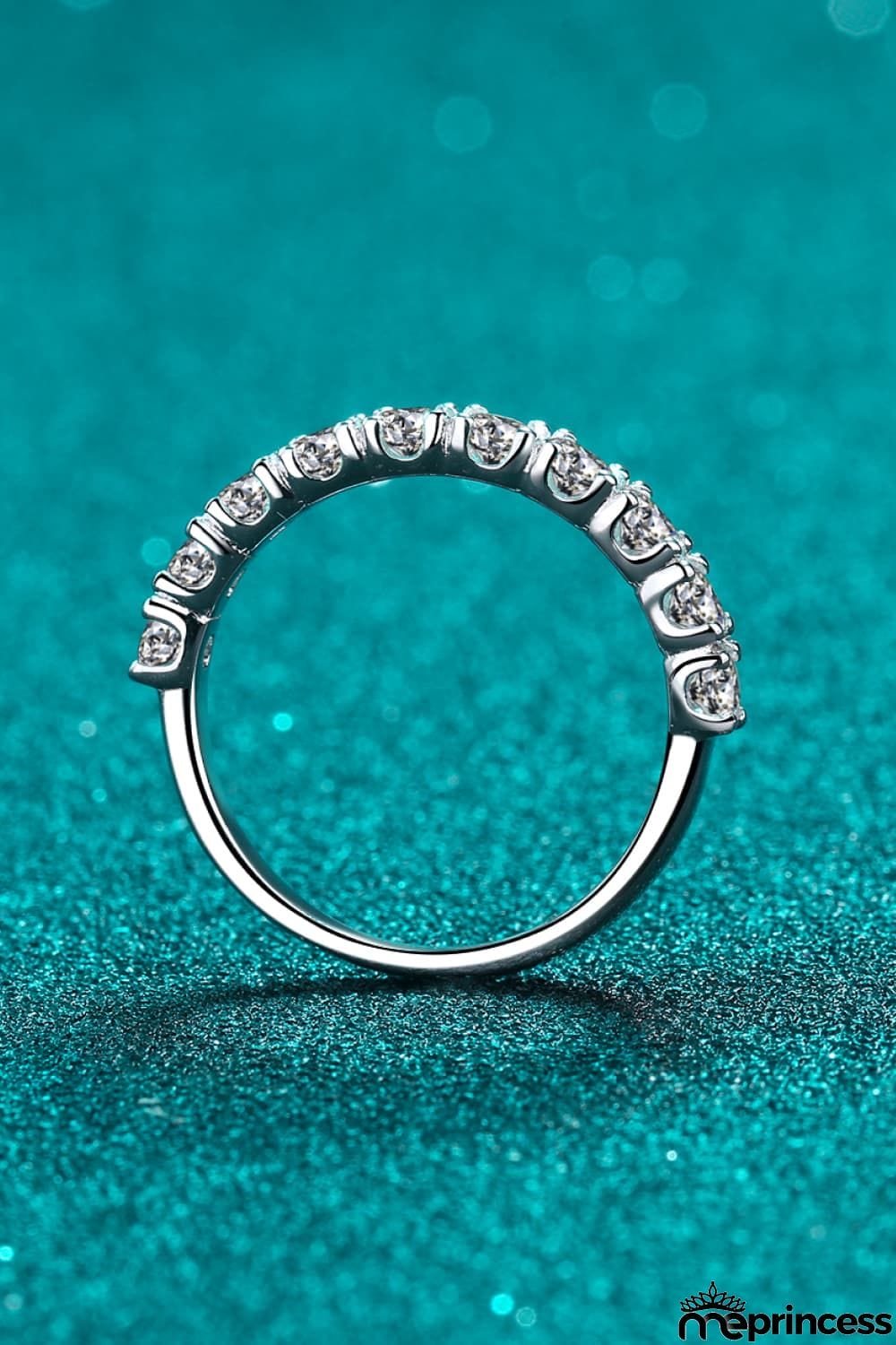 1 Carat Moissanite Half-Eternity Ring