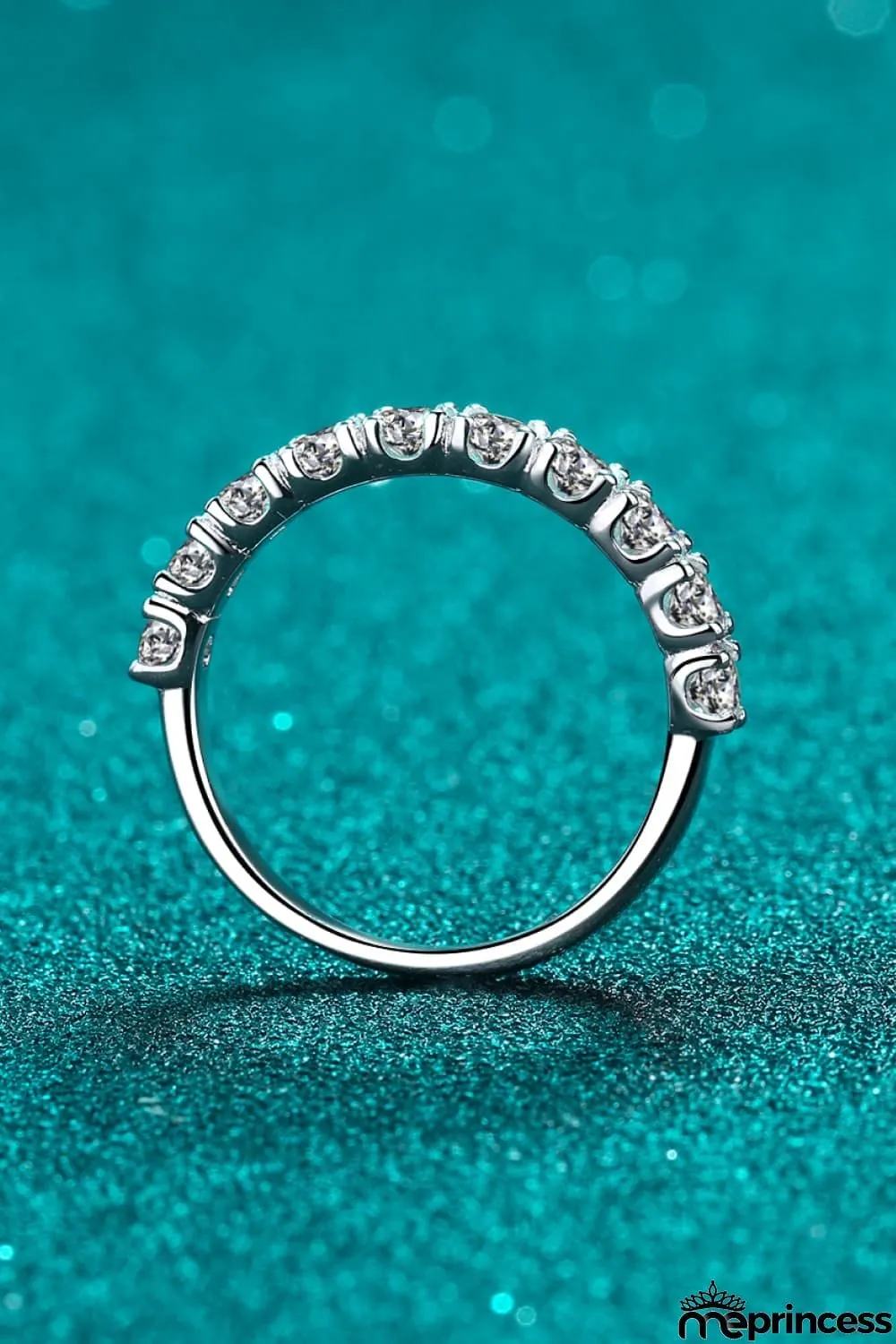 1 Carat Moissanite Half-Eternity Ring
