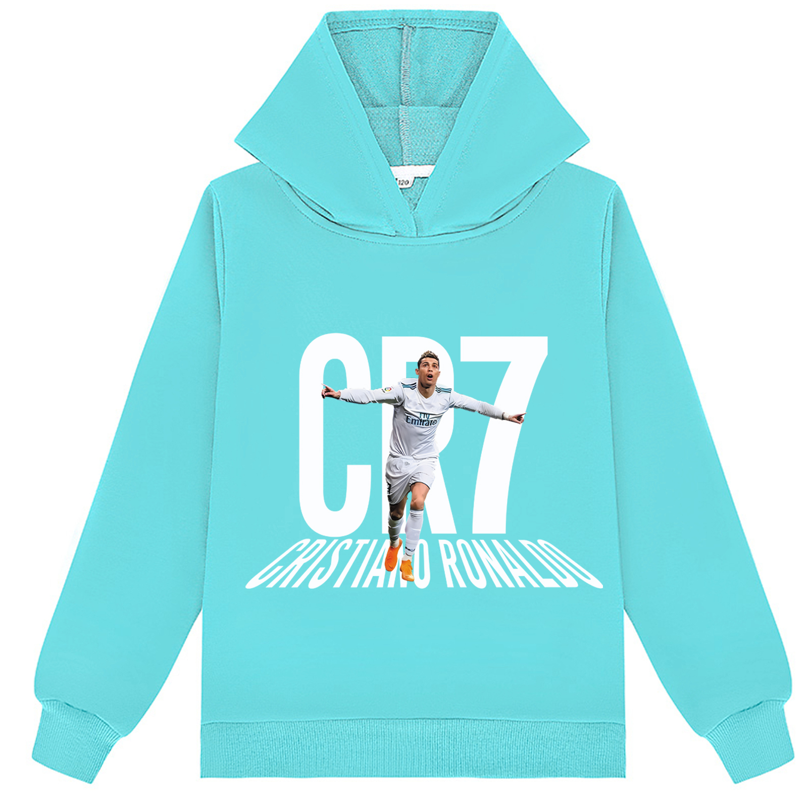 Mayoulove Cristiano Ronaldo Hoodie for Kids - Boys  Girls Stylish Sweatshirt, Perfect Gift for Soccer Fans-Mayoulove