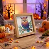 Owl Glass Mosaic DIY Craft Kit &ndash; Framed Halloween Wall Art