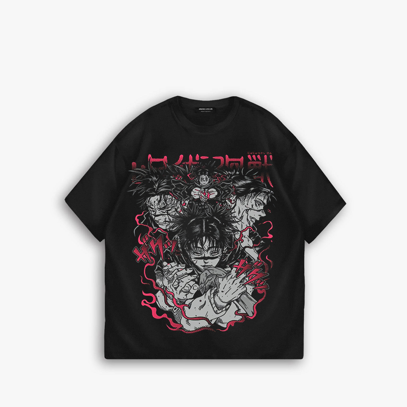 Jujutsu Kaisen Printed Oversized T-shirts