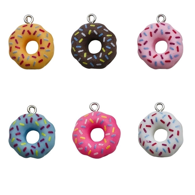 1 Piece Alloy Donuts Pendant