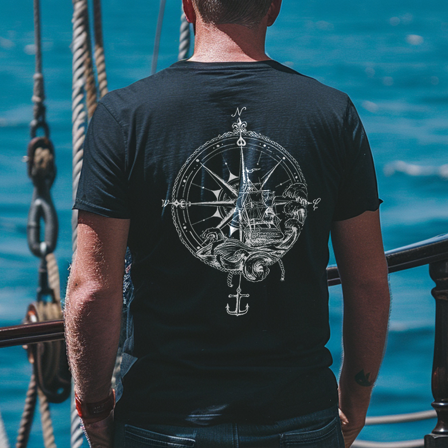 Men's Viking Maritime Compass Tee / Rvogue / Rvogue