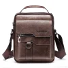 Men's Retro Vertical Portable Business Casual Leather Bag