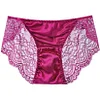 New men's seamless lace hollow silk briefs