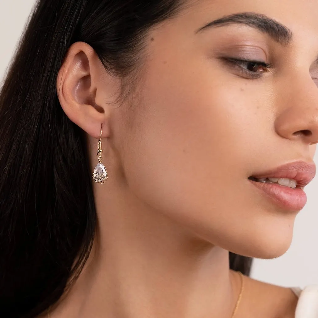 Aurora Crystal Drop Earrings