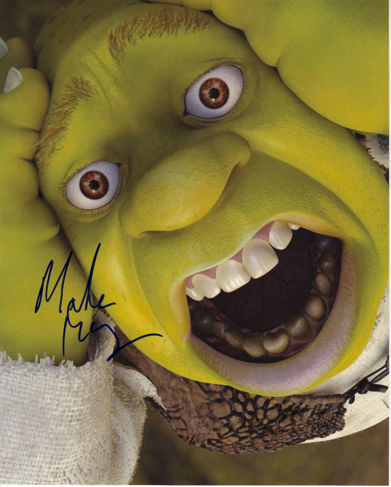 MIKE MYERS SHREK AUTOGRAPH SIGNED PP Photo Poster painting POSTER