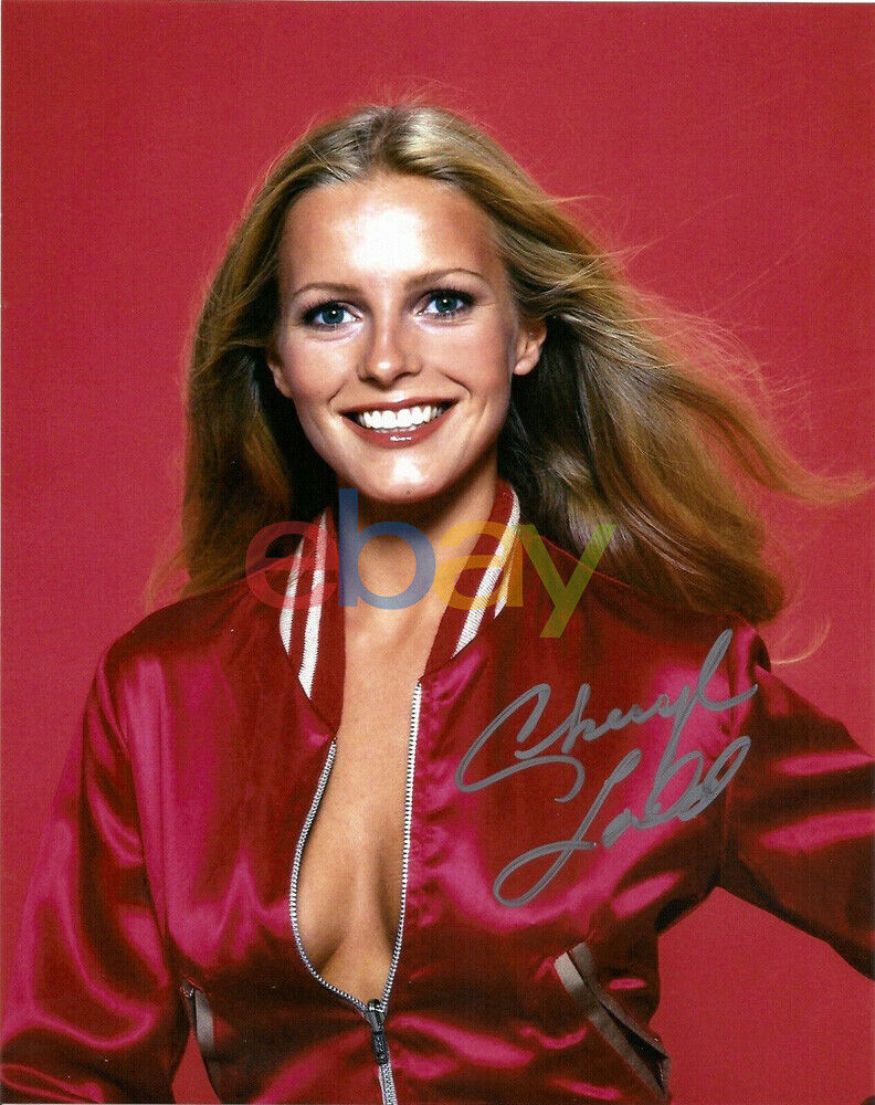 CHERYL LADD SIGNED 8x10 SEXY Photo Poster painting CHARLIE'S ANGELS reprint