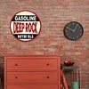 Deep Rock Gasoline - Round Metal Tin Signs(12*12Inch) - Garage