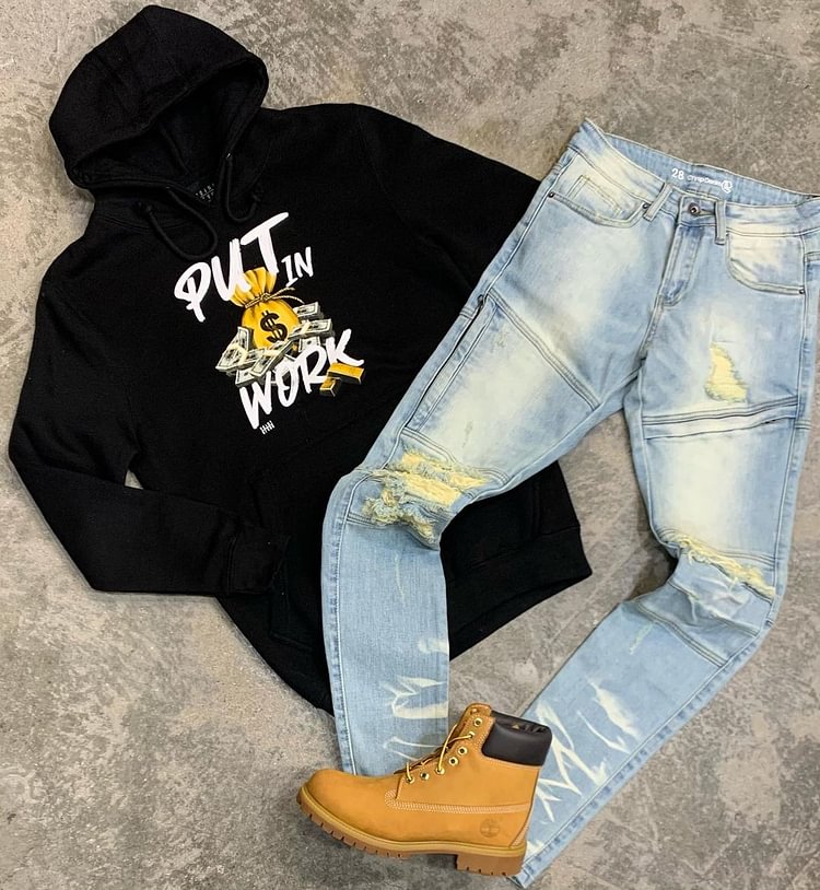 New Arrival Fashion Men's Print Hoodie 90f3