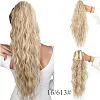 ⏳R&eacute;duction limit&eacute;e de 50%🎁18 Inch Curly Wavy Frizzy Hair Extension with Ponytail