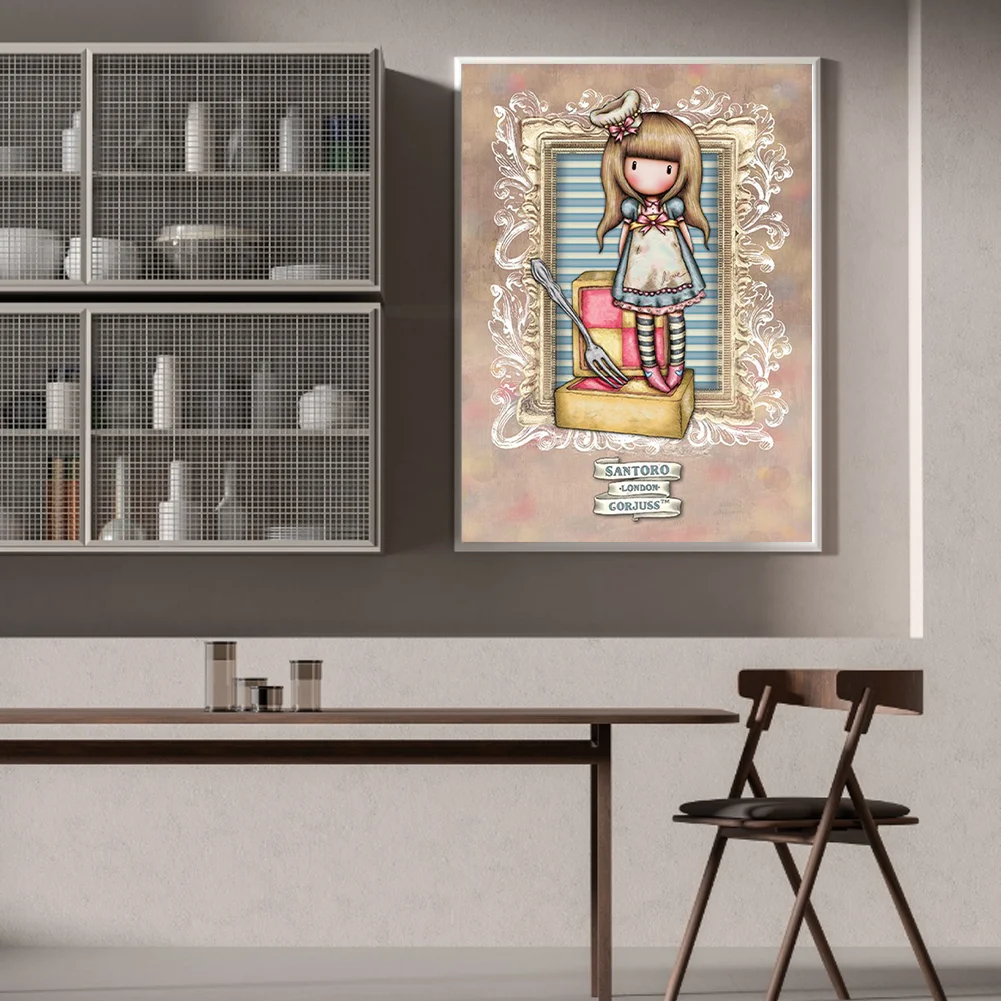 5D DIY Full Round Drill Diamond Painting Grace Doll Art Home Decoration (B5765)