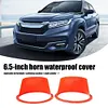 2Pcs 6.5Inch Car Audio Refit Speaker Waterproof Cover Red Car Audio Speaker Ring