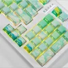 PIIFOX Green Filed Side-printed OEM Profile Keycap Set