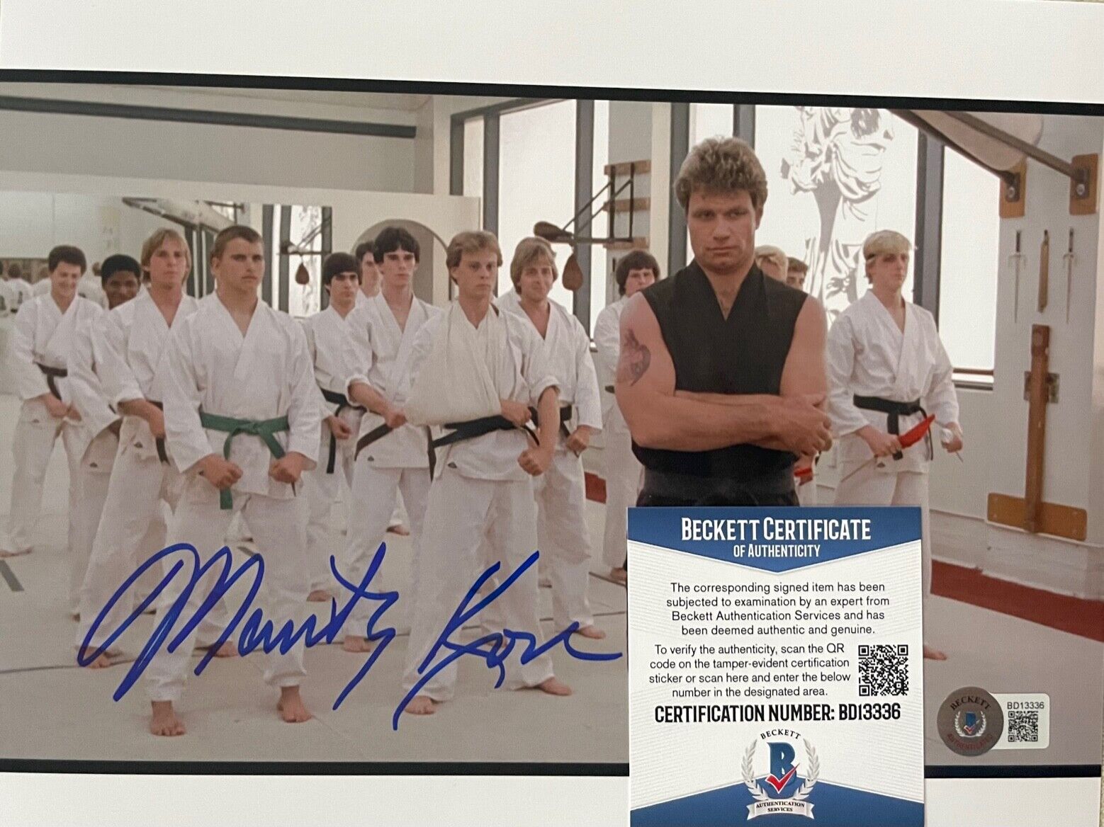 Martin Kove Original Autographed 8X10 Photo Poster painting w/Beckett COA #2