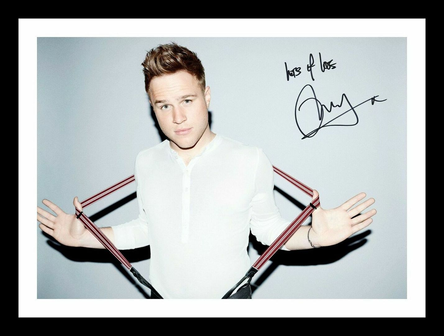 Olly Murs Autograph Signed & Framed Photo Poster painting 8