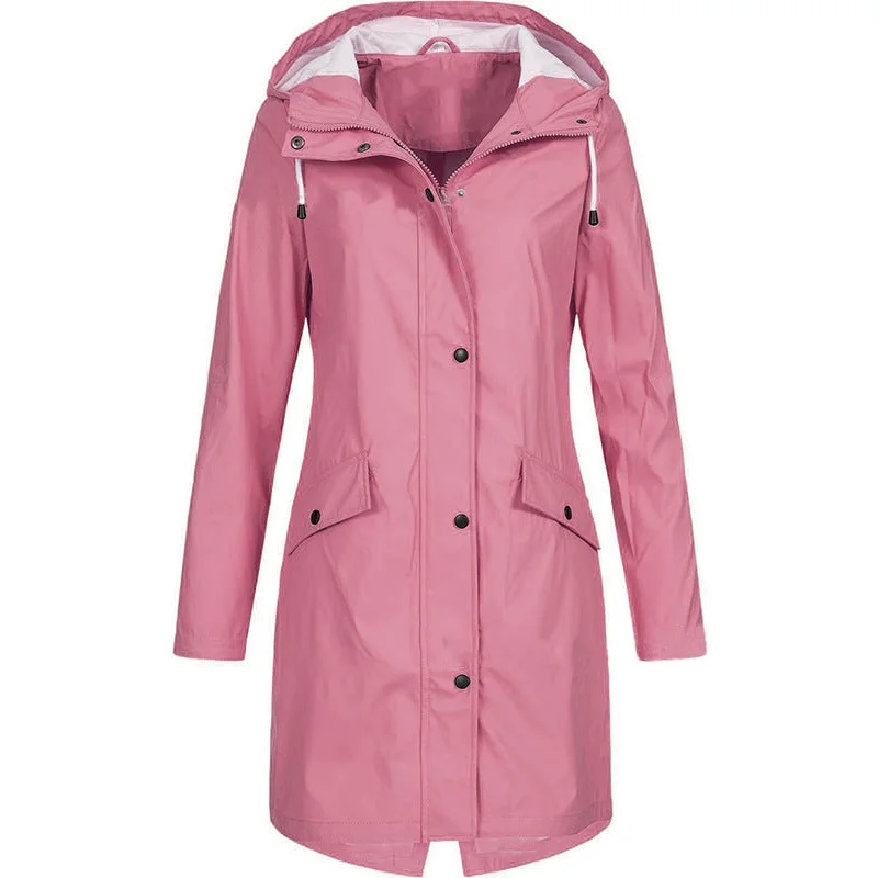 Brownm Creative Women's Outdoor Mountaineering Mid-length Coats