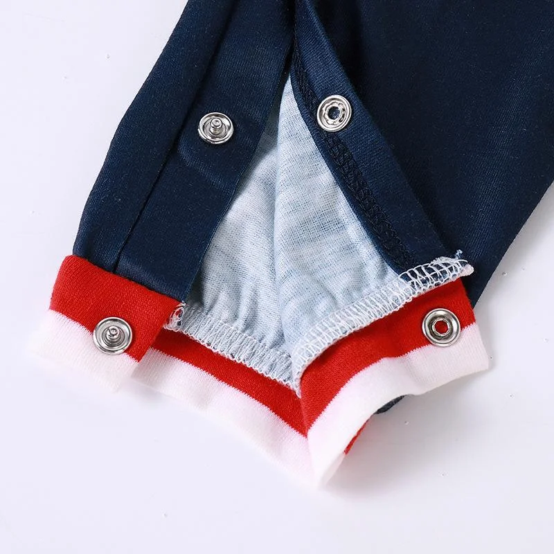 Santa Claus Striped Print Family Matching Pajamas Sets