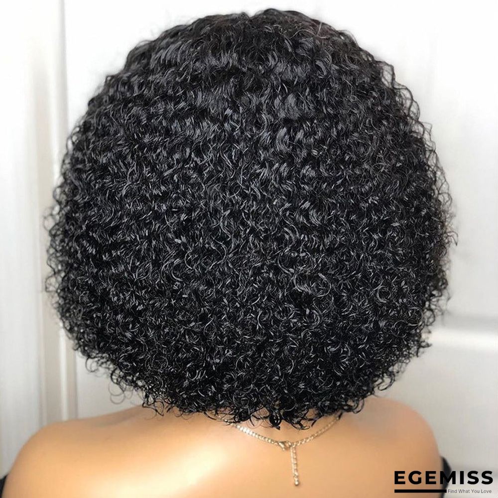 Black Hand-wrapped Tube with Small Curly Hair and Short Paragraph | EGEMISS