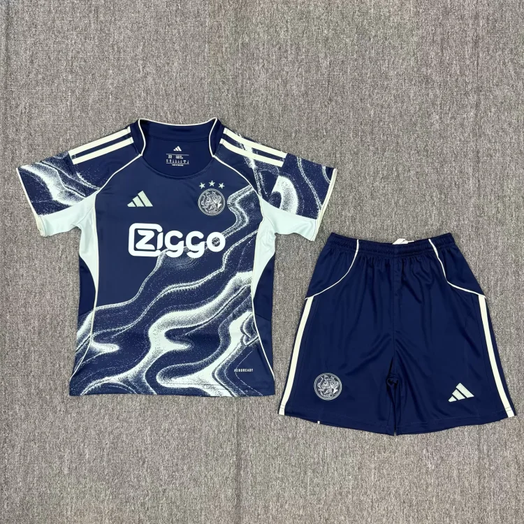 2025-26 new season-Ajax away-jerseys-children's clothing