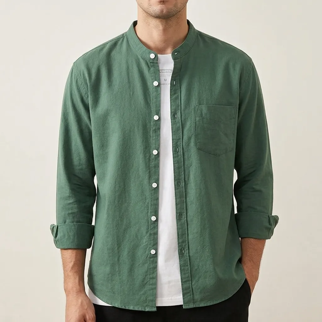 Men's Florence Cotton Shirt &ndash; Long Sleeve Button-Up Classic &ndash; view 2